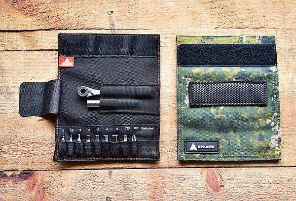 Werkzeugset für Velofahrer