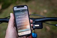 E-Tube-App auf Smartphone.