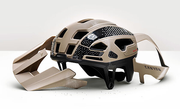 Fahrradhelm von Canyon.