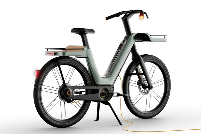 Décathlon zeigt mit dem Magic Bike ein innovatives E-Bike-Konzept. Konzept-Studie von Décathlon. 