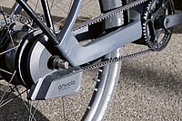 Nahaufnahme einer Nabenschaltung