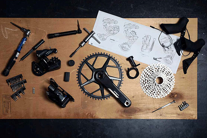 Tektro TRP Schaltung für Gravelbikes. 