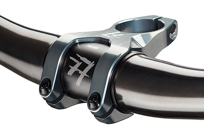 Mountainbike-Lenker mit Vorbau