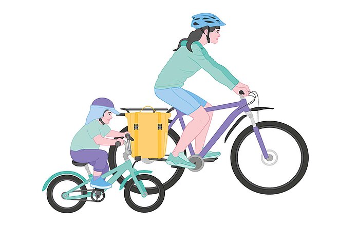 Tipps und Tricks für Velotouren mit Kindern.