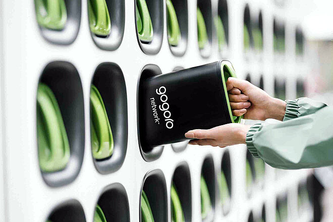 E-Bike Akkus tauschen.