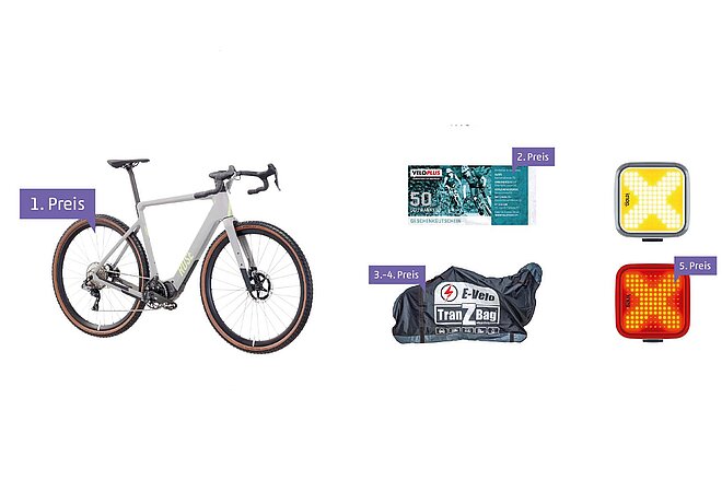 Machen Sie mit und gewinnen Sie ein topaktuelles E-Gravelbike von Rose im Wert von 5718 Franken.