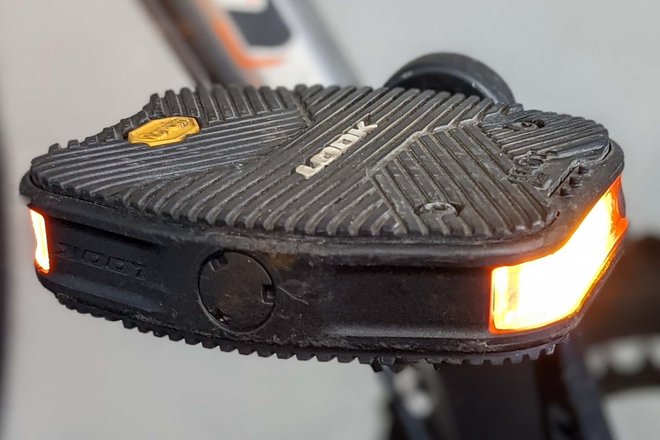 Fahrradpedal mit LED-Licht