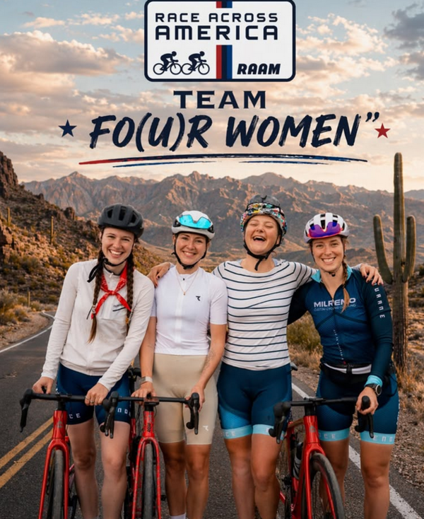 Carlotta Schuhmacher und ihr Frauen-Team für das Race Across America