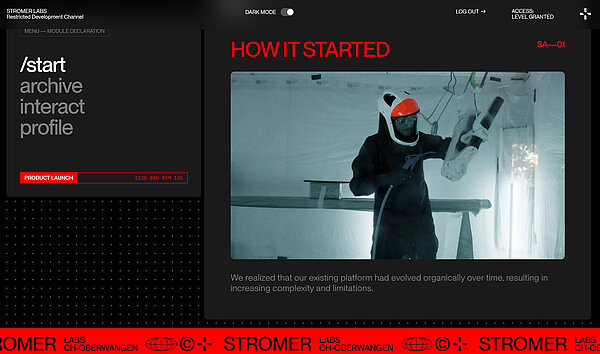 Website vom Stromer Lab
