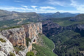Ein Canyon in Frankreich