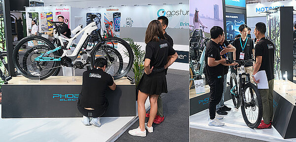 Messestand an der Eurobike in Frankfurt.