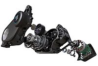 Pinion MGU Auto Shift Smart Shift Update. Explosionszeichnung eines E-Bike-Antriebs.