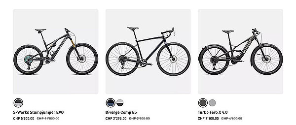 Grosse Rabattschlacht bei Specialized