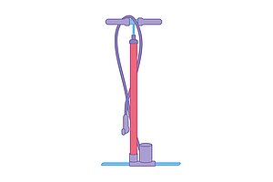 Fahrradpumpe