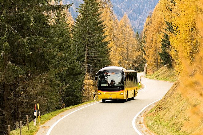Bikerinnen und Biker aufgepasst: Nach Lenzerheide müssen Plätze für Velos und Mountainbikes ab sofort reserviert werden. (Foto: Postauto Schweiz) Postauto Velo Reservationspflicht Graubünden
