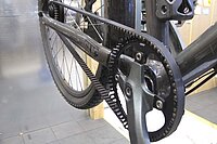 Test Veer Split Belt Umbau. Fahrrad mit Zahnriemen.