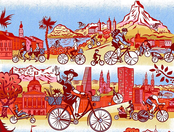 Veloposter von Andrea Caprez