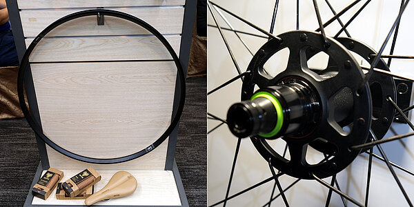 Felge und Nabe für 32-Zoll-Laufräder.