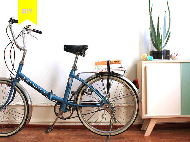 Retrovelo in Wohnzimmer