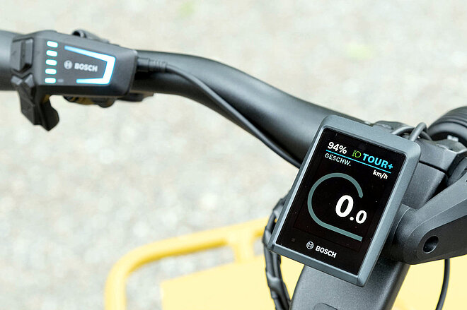 Bosch Smart System Update 2023. E-Bike-Lenker mit smartem Display von Bosch. 