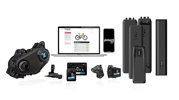 E-Bike-Antrieb von Pinion und Akkus von FIT.