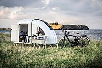 Mit Velocampern ist es ganz einfach ein bisschen Luxus auf die Velotour mitzunehmen