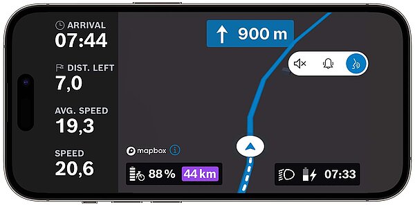 Bosch Update Smart System. Smartphone mit App.
