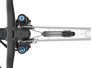 Mountainbike mit KIS-Lenkerstabilisierungssystem. 