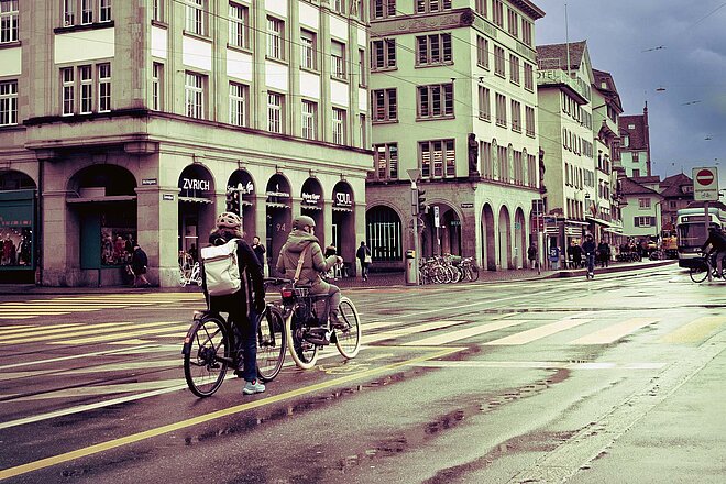 Verkehrsleistung im Schweizer Personenverkehr 2023. 