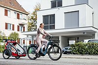 E-Bike Fahrer in Zürich