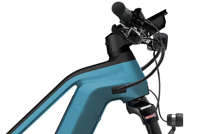 Nahaufnahme eines Velolenkers