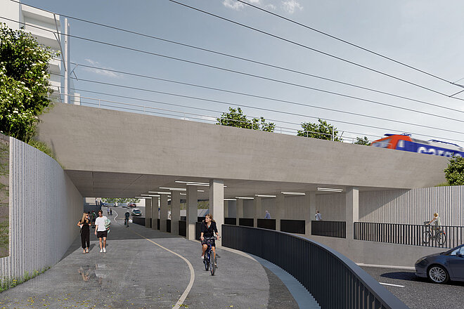 Unterführung an der Hubstrasse in Wil