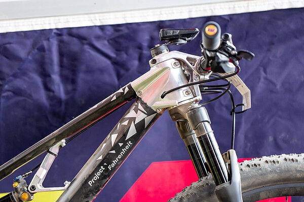 Steuerrohr-Bereich von BMCs «Project Fahrenheit».