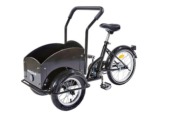 Minlastenrad für Kinder aus Dänemark.