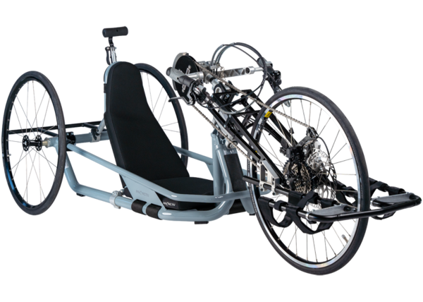 Hellblaues NJ1 Hand-Bike