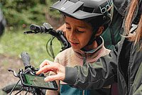 Komoot kann auch zur Navigation unterwegs genutz werden.