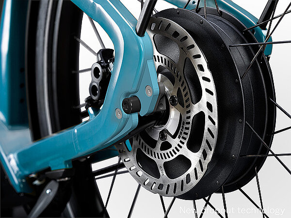 Opium Stromer Patentstreit. Hinterradmotor eines E-Bikes.