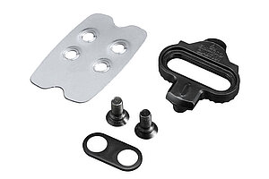 Schrauben und Schuhplatten für Shimano SPD System.
