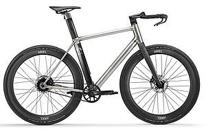 Ariel Dash Urban Single Speed E-Bike aus Titan. 