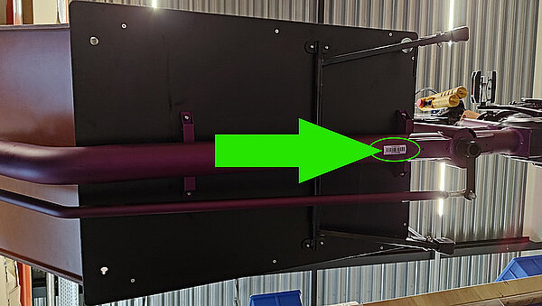 Kiste eines Lastenrads.