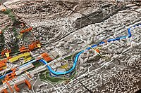 Anhand eines digitalen Zwillings kann die Stadentwicklung optisch dargestellt werden.