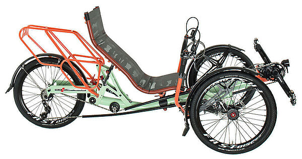 Sportliches Liege-Dreirad von Azub