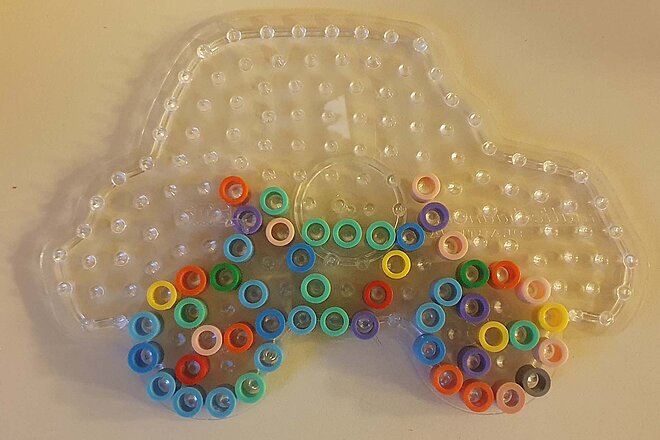 Bügelperlen Fahrrad