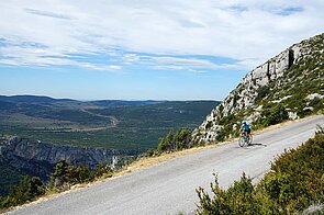 Auf dem Rundkurs in der Verdonschlucht.