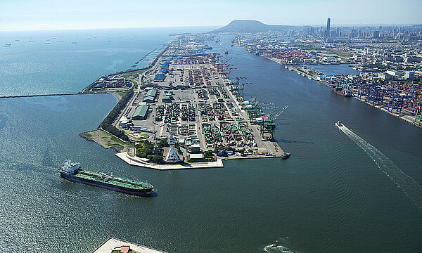 Cotainerhafen in Taiwan