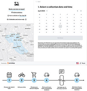 Ein Buchungstool ein...
