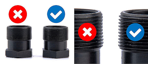 Park Tool ruft Kurbelabzieher zurück. Gewinde für Kurbelabieher von Park Tool. 