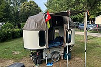Velo-Anhänger für Camping