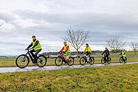 Praxistest: Alle E-Bikes wurden von sechs Testfahrerinnen und Testfahrern eingehend beurteilt.