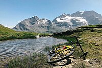 Das Rennen "Triangle of Gravel" führt über den Berninapass.